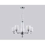 Люстра Ambrella light LH56001/5 СH/FR хром/белый матовый E14*5 max 40W D640*1260, фото6