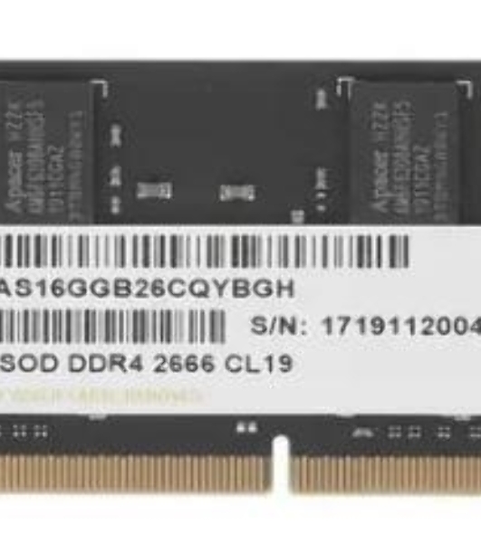 Оперативная память Apacer, DDR4, 16GB (1x16GB), 2666 MHz, CL19, SO-DIMM