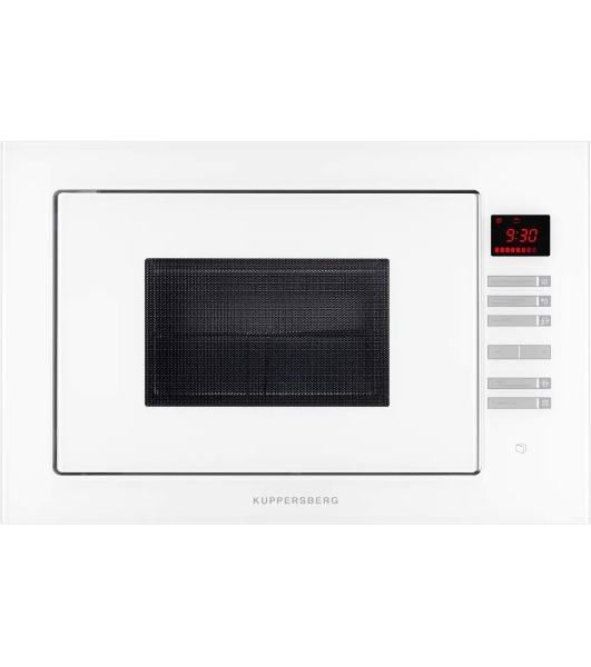 Встраиваемая микроволновая печь Kuppersberg HMW 645 W25 л, High-Tech, 900 Вт, белый