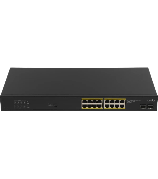 Коммутатор Cudy GS1020PS2, 16×1 Гбит/с, 2×1 Гбит/с SFP