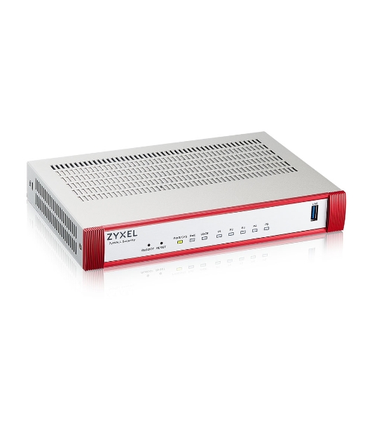 Межсетевой экран Zyxel USG FLEX 50HP, 1xRJ-45: 1G PoE+ (LAN/WAN), 4xRJ-45: 1G (LAN/WAN), 1xUSB3.0 **