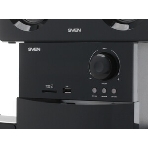 Аудиоколонки SVEN HT-210, черный, акустическая система 5.1, мощность (RMS):50Вт+5x15Вт, Bluetooth, Optical, Coaxial, FM-тюнер, USB/SD, дисплей, ПДУ, фото34