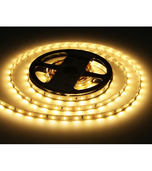 Светодиодная лента Ambrella light GS3001 2835 60Led/ 6W m/ 24V IP20 3000K/ 5000*8*1.2mm (2 конт.)