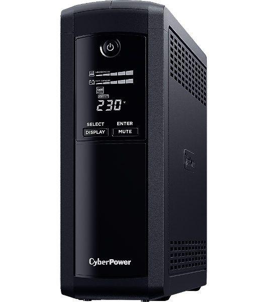 Источник бесперебойного питания CyberPower VP1200ELCD/1200 ВА/720 Вт/5 х CEE 7 (евророзетка)