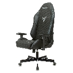Кресло игровое Knight Neon черный соты эко.кожа с подголов. крестовина металл, фото9