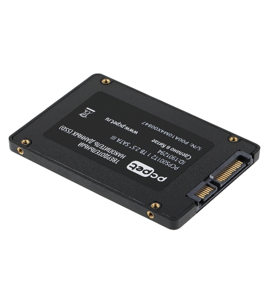 Накопитель SSD PC PET PCPS001T2, 1Tb, SATA-III, 2.5', R/W 500/450