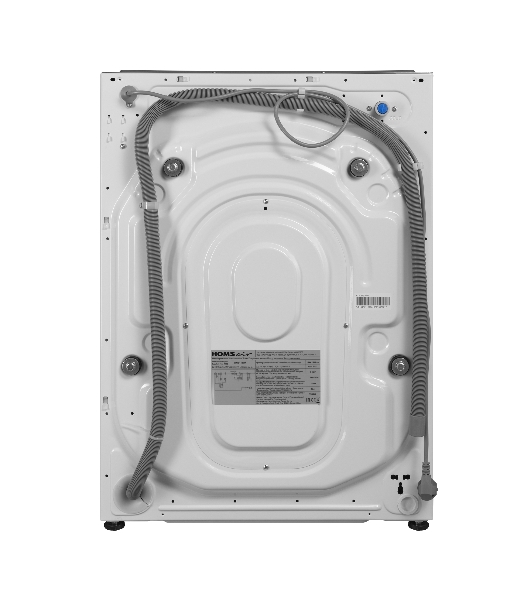 Стиральная машина встраиваемая HOMSair WMB148WH белый, загрузка фронтальная 8 кг, 1400 об/мин, класс A+++