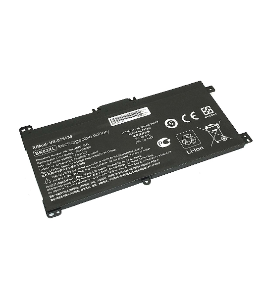 Аккумуляторная батарея для ноутбука HP Pavilion X360 (BK03-3S1P) 11,55V 3400mAh OEM черная