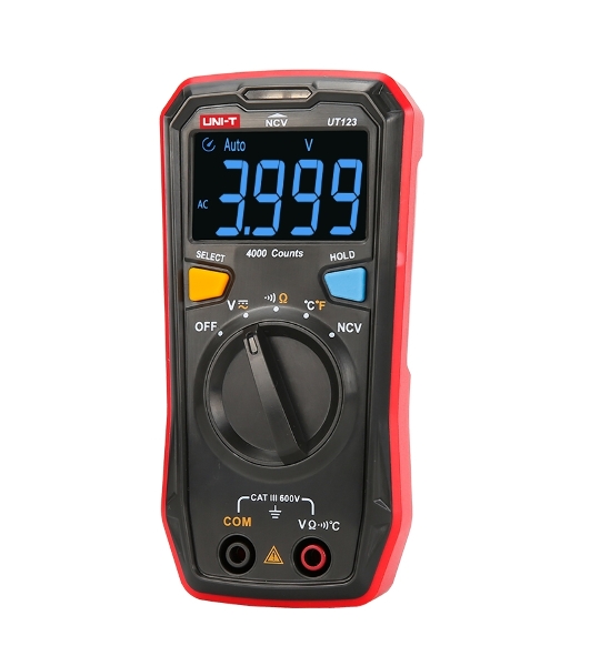 Мультиметр UNI-T UT123, 600В, 20МОм, карманный (0511237)