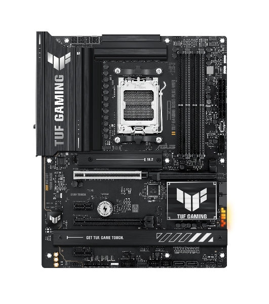 Материнская плата ASUS TUF GAMING B850-PLUS WIFI, Socket AM5, AMD B850, 4xDDR5, 4xSATA, 3xM.2, 1xPCIe 5.0 x16, 1xPCIe 4.0 x16, 2xPCIe 4.0 x1, 1xHDMI, 1xDP, 1x 2.5Gb LAN, Wi-Fi 7, 3xUSB-A 10Gbps, 4xUSB-A 5Gbps, 1xUSB-C 20Gbps, 2xUSB-A 2.0, 5x3.5 мм, 7.1, ATX