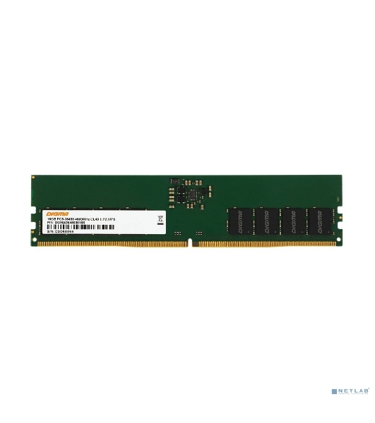 Оперативная память Digma, DDR5, 16Gb (1x16Gb), 4800MHz, CL40, DIMM