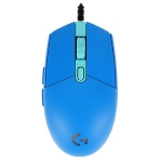 Мышь проводная Logitech G102 LIGHTSYNC синий, 8000 dpi, USB, кнопки - 6, фото30