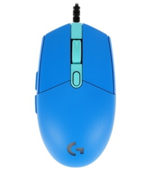 Мышь проводная Logitech G102 LIGHTSYNC синий, 8000 dpi, USB, кнопки - 6