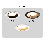 Светильник встраиваемый A8921 WH/BK белый/черный MR16 GU5.3 D92*24, фото 1