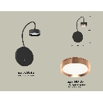 Светильник Ambrella light XB9596153 SBK/PPG черный песок/золото розовое полированное GX53 (C9596, N8126), фото4