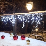 Гирлянда Neon-night Айсикл 'ПЛЕЙ ЛАЙТ' 0.6х2.4м 88 LED 5.5Вт 230В IP44 бел.; бел. провод, фото2