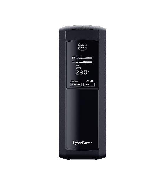 Источник бесперебойного питания CyberPower VP1200ELCD/1200 ВА/720 Вт/5 х CEE 7 (евророзетка)