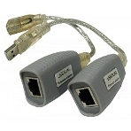 Удлинитель USB 1.1 интерфейса для клавиатуры и мыши по кабелю витой пары (CAT5/5e/6) до 100м, USB звуковые платы и т.д. до 70м, фото2