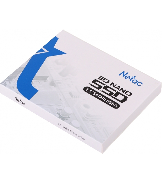 Накопитель SSD Netac N600S, 2Tb, SATA III, 2.5', R/W 560/520