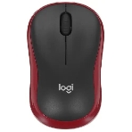 Мышь беспроводная Logitech M185, красный, 1000 dpi, радиоканал, USB, кнопки - 3, фото24