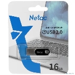 Флешка USB Netac U278 (NT03U278N-016G-20PN), 16Gb, USB 2.0, R/W 50/10, серебристый/черный, фото10