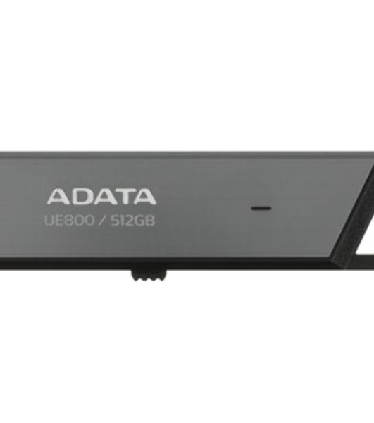 Флешка USB ADATA UE800 (AELI-UE800-512G-CSG), 512Gb, Type-C USB 3.2, R/W 1000/1000, серебристый