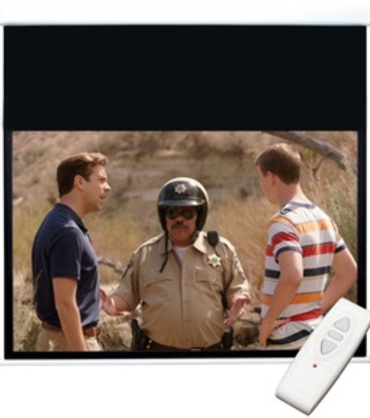 Экран Cinema S'OK Pro16:9 100' настенно-потолочный, на раме, 221x125 см, рама черная 1 см, полотно серый HCG