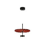 Светильник Ambrella light LH72613 BK/RD черный/красный 6W 3000K D300*260-1770, фото10