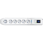 Сетевой фильтр Pilot L GP 6 розеток (5 евро + 1GP) 10 м/Surge protector Pilot L GP 6 outlets (5 EUR + 1GP) 10 m белый, фото4