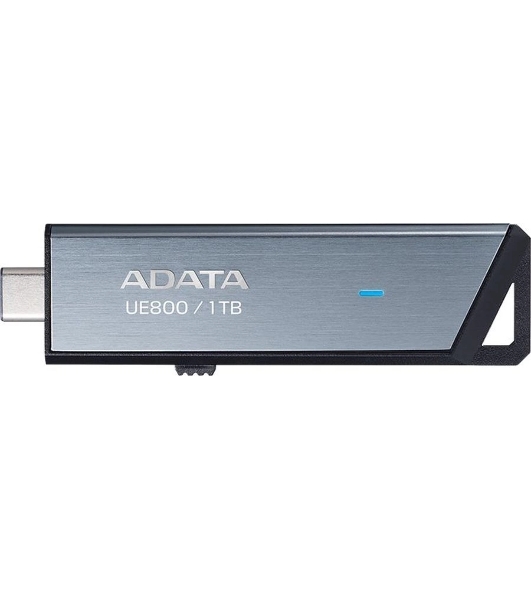 Флешка USB ADATA Elite UE800 (AELI-UE800-1T-CSG), 1Tb, Type-C USB 3.2, R/W 1000/1000, серебристый