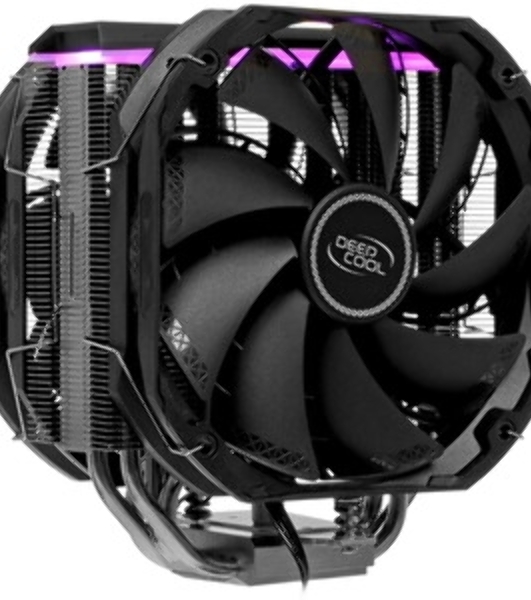 Кулер для процессора DEEPCOOL AS500 PLUS черный, 140 мм, алюминий/медь, 1200 об/мин, 29.2 дБ, 4 pin, 220 Вт, 164 мм
