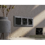 Рамка ALFA Line (Сталь матовый) 5-ая AF110505, фото4