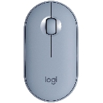 Мышь беспроводная Logitech Pebble M350 серый, 1000 dpi, радиоканал, Bluetooth, USB, кнопки - 3, фото2