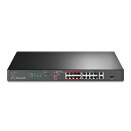Коммутатор TP-Link 16-port 10/100Mbps + 2-port Gigabit unmanaged switch with 16 PoE+ ports, compliant with 802.3af/at PoE, 150W PoE budget,  support 250m Extend Mode, priority mode and Isolation mode, rackmount, plug and play., фото9