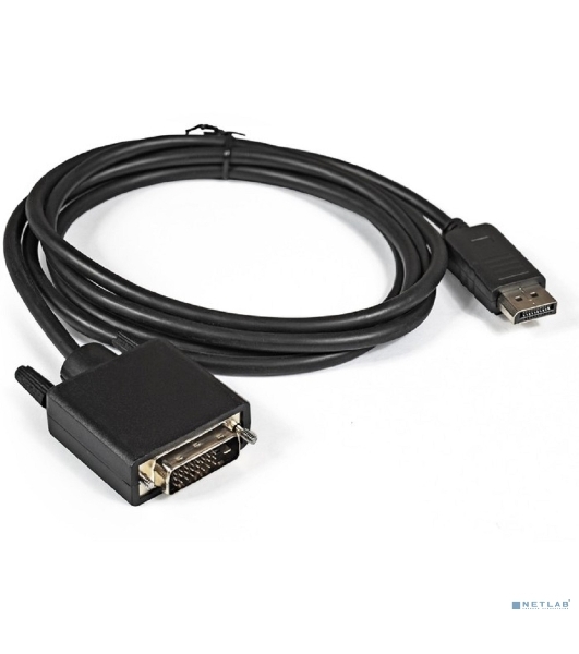 Кабель-переходник ExeGate EX284908RUS DisplayPort -DVI ExeGate EX-CC-DPM-DVIM-1.8 (20M/25M, 1,8м, экран)