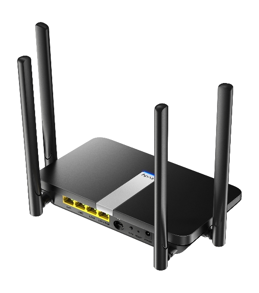 Роутер беспроводной Cudy LT500 AC1200 10/100BASE-TX/4G cat.4 черный