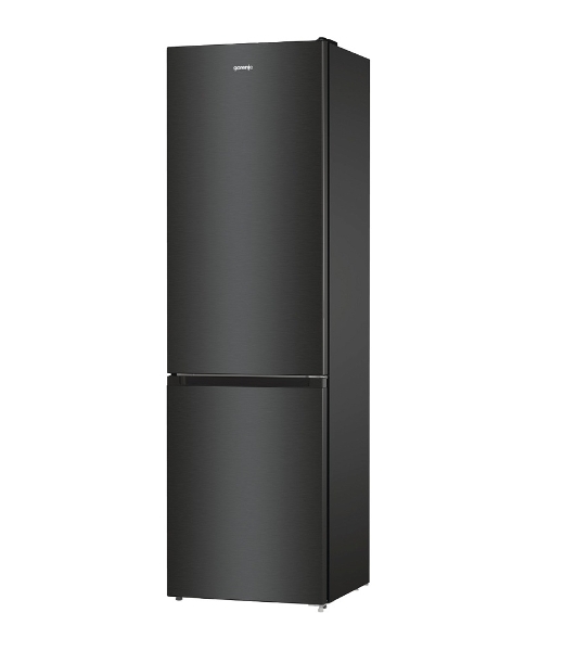 Холодильник Gorenje NRK6202EBXL4 черный матовый двухкамерный 235/96л морозилка снизу, No Frost