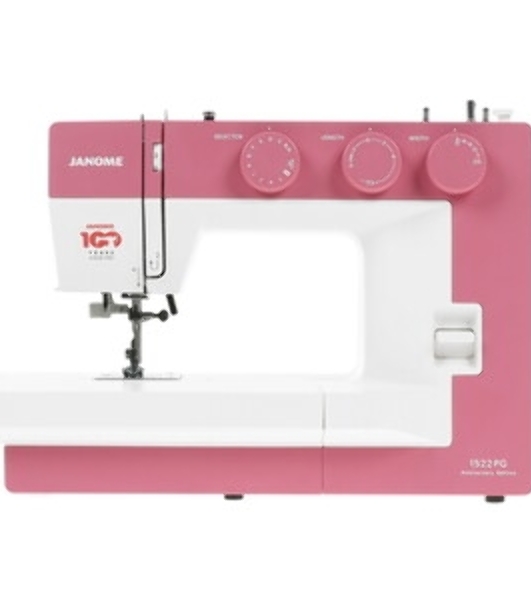 Швейная машина Janome 1522PG 25 операции, петля автомат, верт. челнок, нитевдеватель, мягкий чехол