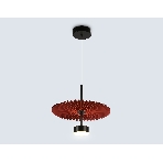 Светильник Ambrella light LH72613 BK/RD черный/красный 6W 3000K D300*260-1770, фото8