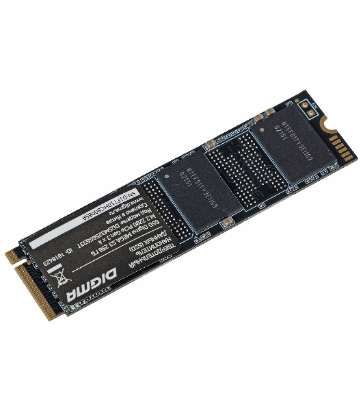 Накопитель SSD Digma Mega S3 DGSM3256GS33T, 256Gb, PCIe 3.0 x4, M.2 2280, NVMe, R/W 2040/1270