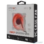 Вентилятор для корпуса Crown CMCF-12025S-1210 прозрачный/красный, 120 мм, 1650 об/мин, 28 дБ, 3 pin, фото12