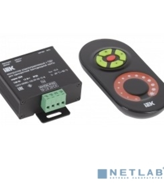 Контроллер с ПДУ радио MONO 1 канал 12В 10А 120Вт черный IEK LSC1-MONO-120-RF-20-12-B