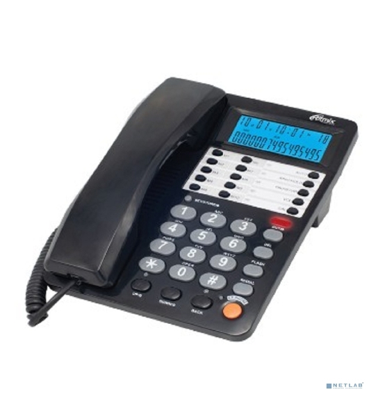 Телефон проводной Ritmix RT-495 черный