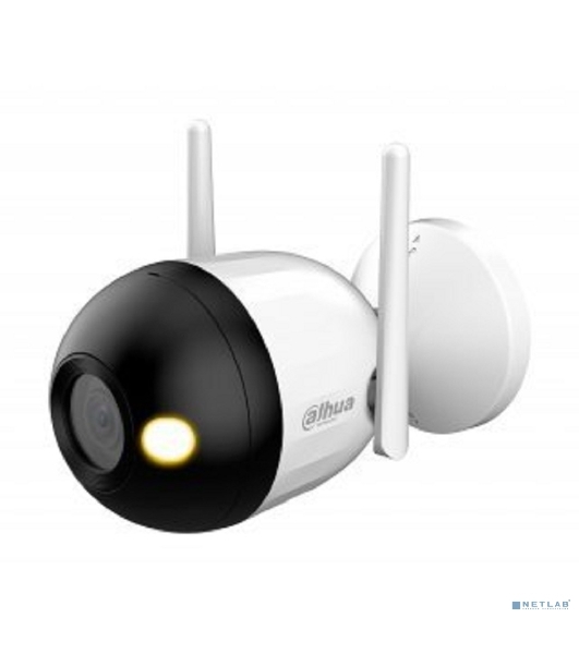 Уличная цилиндрическая IP-видеокамера Dahua DH-IPC-F2CP-PV-0280B Smart Dual Light 2Мп, 1/3” CMOS, объектив 2.8мм, видеоаналитика, ИК 30м, LED 30м, микрофон, динамик, Wi-Fi 2.4ГГц, IP67, металл пластик