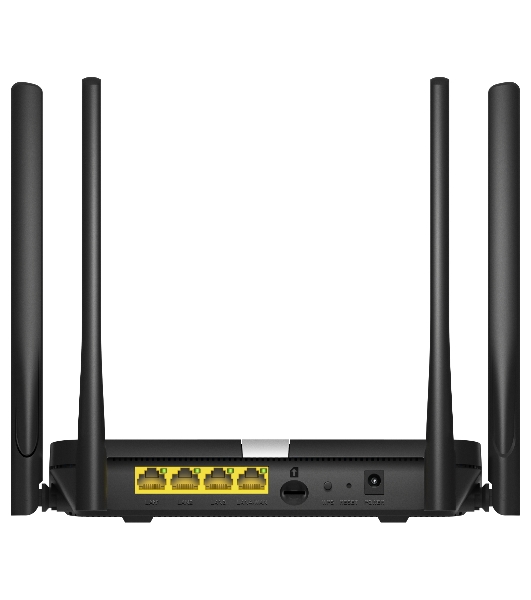 Роутер беспроводной Cudy LT500 AC1200 10/100BASE-TX/4G cat.4 черный