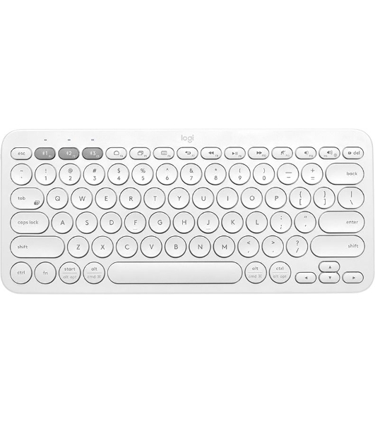 Клавиатура беспроводная Logitech K380, Bluetooth, белый