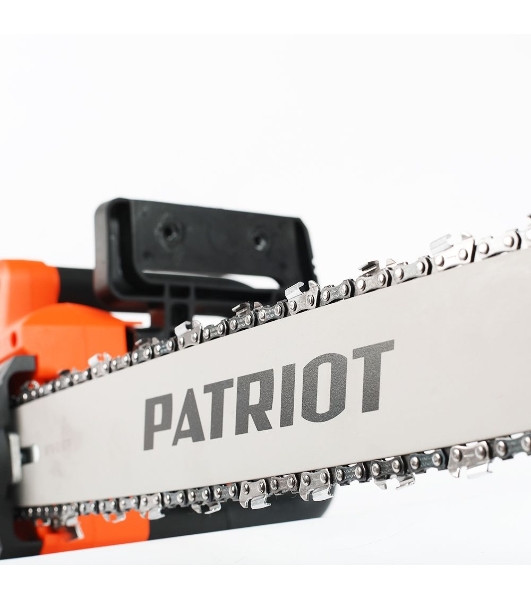 Пила цепная электрическая Patriot ESP 2418, 2400Вт, 18'/45 см, 3/8, 1,3мм 62 зв, плавный пуск, бесключевая натяжка цепи, термозащита