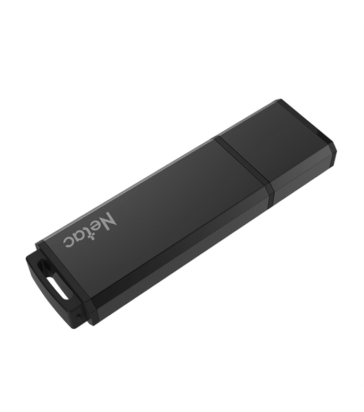 Флешка USB Netac U351 (NT03U351N-064G-20BK), 64Gb, USB 2.0, R/W 25/10, черный