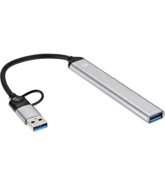 USB-концентратор VCOM DH297, USB 3.0/USB Type-C, USB/SD/TF, USB