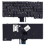 Клавиатура для ноутбука Dell Latitude E7420 черная с подсветкой без указателя, фото3
